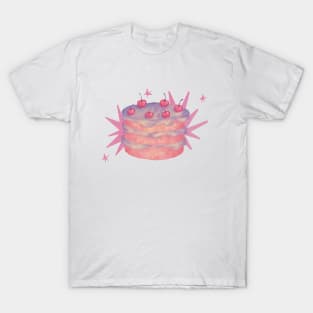 Let Them Eat Cake Illustration T-Shirt